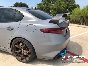 Alfa Romeo Giulia Trunk Spoiler - Carbon Fiber - GTam Style - Feroce Carbon - Forged Carbon